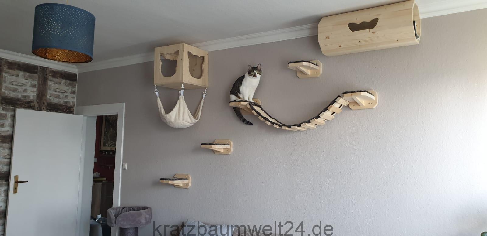 Katzenmöbel auf Wunsch Rascheltunnel Wandkratzbaum Hängebrücke für ... - Katzenm%C3%B6bel Auf Wunsch Rascheltunnel WanDkratzbaum H%C3%A4ngebr%C3%BCcke F%C3%BCr Katzen H%C3%B6hle Mit LiegemulDe F%C3%BCr Katzen H%C3%A4ngematte F%C3%BCr Katzen Kratzbaumwelt24 Katzenmöbel auf Wunsch Rascheltunnel Wandkratzbaum Hängebrücke für ... - Katzenm%C3%B6bel Auf Wunsch Rascheltunnel WanDkratzbaum H%C3%A4ngebr%C3%BCcke F%C3%BCr Katzen H%C3%B6hle Mit LiegemulDe F%C3%BCr Katzen H%C3%A4ngematte F%C3%BCr Katzen Kratzbaumwelt24